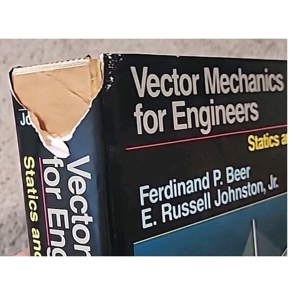 Statics and Dynamics Vector Mechanics Beer/Johnston 5th Ed 1988 HC McGraw-Hill - Picture 6 of 7